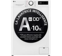 Machine à laver LG F4R5011TSWW 11 kg Ai Dd, classe A-10 %, 1400 tours,...