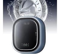 Machine à laver murale min, machine à laver à chargement frontal d'une capacité de 3 kg, mini laveuse à sous-vêtements 1450 W, machine à laver entièrement automatique et essoreuse, gain de place