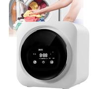 Machine à Laver Murale Mini Machine à Laver 3,5 L Tambour en Acier Inoxydable Écran Tactile LED Plusieurs Modes De Lavage Anti-Chute Intelligent pour Les Petits Vêtements, Les sous-vêtement