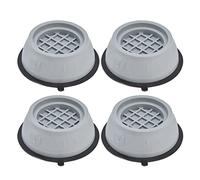 Machine à laver Pad Antichoc Antibruit Antidérapant Rondelle Pied Coussin pour Machine à Laver Réfrigérateur Sèche-linge ABS Matériel 4pcs (Petite trompette directe de 8 cm)