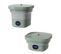 Machine à laver pliable, 6 L, mini machine à laver avec 3 modes de nettoyage en profondeur pour sous-vêtements, vêtements de bébé ou articles, machine à laver pliable, appartements, camping, voyage