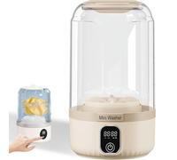 Machine à laver portable - 1,5 L Mini USB pour nettoyer en profondeur les sous-vêtements, chaussettes et petit linge - Design compact pour appartements, camping-cars, hôtels, voyages et camping