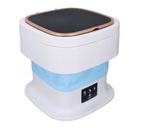 Machine à Laver Portable, 11,5 L De Grande Capacité 3 Modes De Minuterie Mini Laveuse Pliable Pour Laver Les Petits Articles Tels Que Les VêTements Pour BéBéS, Les Sous-VêTements (Bouchon UE)