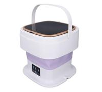 Machine à Laver Portable, 11,5 L De Grande Capacité 3 Modes De Minuterie Mini Laveuse Pliable Pour Laver Les Petits Articles Tels Que Les VêTements Pour BéBéS, Les Sous-VêTements (Bouchon UE)