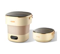 Machine à laver Portable 13L 2.5kg, Mini Machine à laver de voyage pliable avec sèche-linge pour appartements, sous-vêtements, vêtements pour bébés, chaussettes