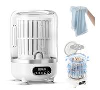 Machine à laver portable 2 en 1, mini machine à laver de 3 L pour sous-vêtements, petites machines à laver pour comptoir et sèche-linge Combo pour appartement, hôtel, camping, camping-car, voyage