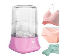 Machine À Laver Portable, 2000mAh Petit Lave-Linge, Outil De Nettoyage De Vêtements Avec Batterie Rechargeable Intégrée Pour Appartement Dortoir Camping Bébé Et