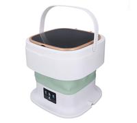 Machine à Laver Portable 3 Modes de Minuterie Mini Laveuse Pliable avec Tuyau de Vidange 11,5 L Laveuse Pliable de Grande capacité pour Sous-Vêtements Vêtements de bébé (Prise UE)