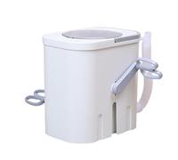 Machine à laver portable, à manivelle et à pied, petite machine à laver domestique avec poignée antidérapante, lavage efficace, pas d'électricité nécessaire, convient pour les appartements et les
