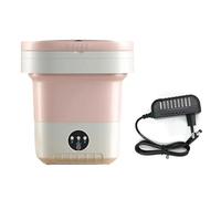 Machine à laver portable avec panier rotatif, pliable, machine à laver, nettoyage pour sous-vêtements, vêtements de bébé, chaussettes, dortoir, linge