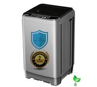 Machine à laver portable compacte 10 mètres cubes, chargement par le haut entièrement automatique, gain de place, idéale pour les appartements, les maisons et les chambres, 10 cycles