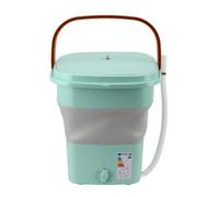Machine à Laver Portable de 11,5 L, Mini Laveuse Compacte Pliable avec Fonction de Séchage Doux, Tuyau de Vidange, Machine à Laver Automatique pour la Maison, les (Prise UE 220V)