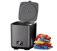 Machine à laver portable, entièrement automatique, capacité de 10 L, 4 modes de nettoyage, entrée d'eau et drainage automatiques, 38 dB ultra silencieuse pour vêtements et sous-vêtements de bébé