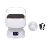 Machine à laver portable, grande capacité 11,5 L, 3 modes de minuterie, mini laveuse pliable avec tuyau de vidange pour sous-vêtements, vêtements de bébé (EU Plug)