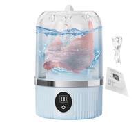 Machine à laver portable, machine à laver compacte, économe en énergie, 3 programmes de lavage, appareil de lavage rechargeable pour camping-car, dortoir de voyage pour petit appartement