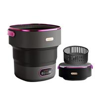 Machine à laver portable, machine à laver pliable avec une capacité de 15 L, sous-vêtements propres en profondeur pour appartements, camping, voyages