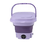 Machine à Laver Portable, Machine à Laver Pliable de 11 L avec Tuyau de Panier de Séchage, Mini Machine à Laver Automatique pour Sous-Vêtements, Vêtements de bébé, Petite Machine