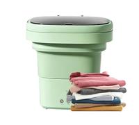 Machine à laver portable | Machine à laver pliable de 6 litres avec panier d'échappement, portable pliable, pour l'appartement dortoir et maison, voyage, camping, lavage, vêtements, hygiène et