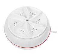Machine à Laver Portable Mini 30w USB Interrupteur | Abs Blanc, Arrêt Automatique, pour Dortoir et Voyage, Adaptée aux Robes et T-shirts