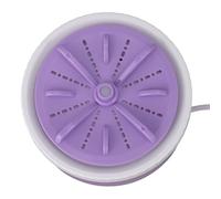 Machine à Laver Portable, Mini Lave-linge Turbo, alimenté par USB, Petits Vêtements, Vaisselle, Nettoyage des Fruits pour les Voyages et la Maison (PURPLE)