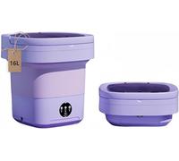 Machine à laver portable, mini laveuse, grande capacité de 16 L, nettoyage en profondeur des sous-vêtements, vêtements de bébé et autres petits vêtements. Convient pour les appartements, dortoirs