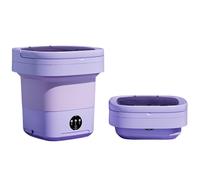 Machine à laver portable, mini laveuse, machine à laver pliable de grande capacité de 11 L. Nettoyage en profondeur des sous-vêtements, vêtements de bébé et autres petits vêtements. Convient pour les
