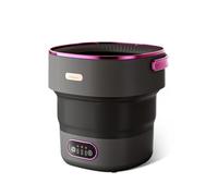 Machine à laver portable, mini laveuse pliable de 13 l avec 4 modes et panier d'essorage pour nettoyage en profondeur des sous-vêtements, vêtements de bébé et petits vêtements pour appartements