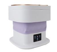 Machine à Laver Portable, Mini Léger Pliable Petits Modes Intelligents Nettoyage en Profondeur Sous-Vêtements Vêtements de bébé Chaussettes Autres Articles Appartement Dortoirs