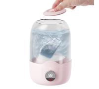 Machine à Laver Portable | Mini Machine à Laver Compacte - Batterie 2000mAh et Petit Contenant à Linge pour Vêtements de Bébé, Chaussettes, Serviettes et