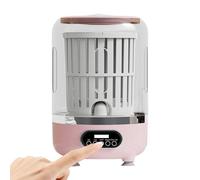 Machine à laver portable - Nettoyeur d'essorage compact de 12,7 cm pour des lavages rapides, nettoyage avec 3 modes de fonctionnement, mini rondelle pour sous-vêtements, t-shirts, corps blanc