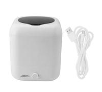 Machine à Laver Portable, Panneau D'affichage Numérique Intelligent, Réglages de Minuterie Réglables, Corps, Blanc, 5L PP avec Entrée Automatique et égout (WHITE)