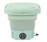 Machine à Laver Portable, Petit Plateau Pliable et Hygiénique, Nettoyage en Profondeur, Commande à un Bouton, 8l, pour Culottes de Voyage (Prise UE)