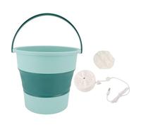 Machine à laver portable pliable mini lave-linde Space Saving Automatic Clothes Washer Baignoire pour le camping Travel Apartments Dortories Silicone 716G