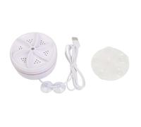 Machine à laver portable pour chaussettes et sous-vêtements, mini laveuse compacte avec technologie de turbine, économie d'énergie et d'eau, pour le développement du linge de voyage (taille L (30 W))