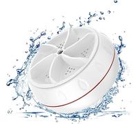 Machine à laver portable, turbine à ultrasons et lave-vaisselle avec ventouses pour maison, voyage, chambre universitaire, camping-car, appartement, turbo pour nettoyer les chaussettes, les