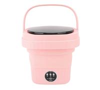 Machine à Laver Portative, Mini Machine à Laver Pliante en Silicone ABS pour Camping-car (Prise UE)