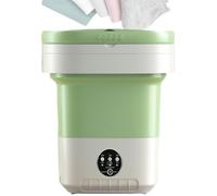 Machine À Laver Portative - Mini Machine À Laver, Turbine À Ultrasons 36W | Lave-linge Pliable, Sèche-linge Avec Lumière Désinfectante, Pour Vêtements Légers, Chaussettes, Vêtements Pour Tout-petits,