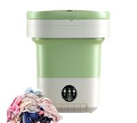 Machine à laver portative - Mini machine à laver, turbine à ultrasons 36W | Lave-linge pliable, sèche-linge avec lumière désinfectante, pour vêtements légers, chaussettes, vêtements pour tout-petits,