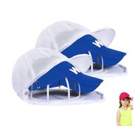 Machine à laver pour chapeaux de baseball, support de protection pour le lavage des chapeaux, kit de nettoyage de chapeaux avec cage pour machine à laver et sac à linge | Rondelle à chapeaux mul