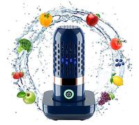 Machine à laver pour fruits et légumes, moule de capsule portable 3000 mAh, nettoyeur de légumes à ultrasons avec technologie de nettoyage aux ions OH, rechargeable par USB, pour nettoyer les fruits