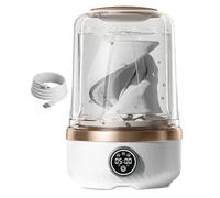 Machine à laver pour sous-vêtements - 3 vitesses rechargeable - Machine à laver 2 L | Pour appartement, camping, voyage, maison, dortoir, linge, chaussettes, tissus délicats, serviettes et autres