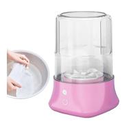 Machine à laver pour sous-vêtements, petite machine à laver portable, batterie rechargeable intégrée, outil de blanchisserie compact, polyvalent, idéal pour les voyages, le camping, l'appartement, le