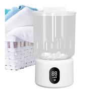 Machine à laver pour sous-vêtements, rechargeable, mini machine à laver silencieuse pour tissus délicats, sous-vêtements, chaussettes, serviettes, serviettes