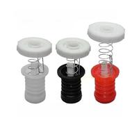 Machine à laver semi-automatique ancienne, bouchon d'eau scellé, ressort de vanne de vidange à double piston obstrué, universel(No. 3 red model)