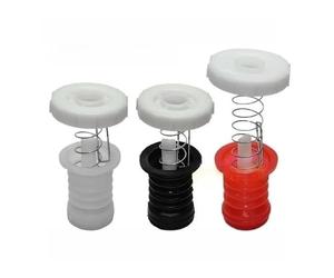 Machine à laver semi-automatique ancienne, bouchon d'eau scellé, ressort de vanne de vidange à double piston obstrué, universel(No. 1 white model)