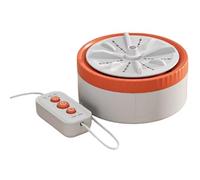 Machine à laver turbo télécommandée conçue pour gérer de petites charges de vêtements et tâches de nettoyage de la vaisselle (orange)