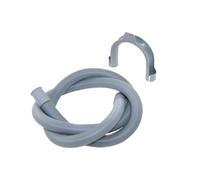 Machine à laver vidange Tuyau d'évacuation et crochet Compatible avec universel avec 22/30 mm Fixation, 1.5 m