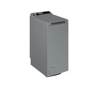 Machine à laver Whirlpool TDLRSX 7232BS FR - 40x60x90 cm (lxpxh) - chargement par le dessus - 42 litres - 7 kg - 1200 tours/min - argent