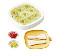 Machine À Les Glaces - En Acier Inoxydable Qualité Alimentaire,Machine À Glace Roulée | Pour Yaourt, Fruit, Sorbet, Milkshake, Desserts Faits Maison, DIY Familial, Moment Parent-Enfant,