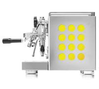 Machine à levier Rocket Appartamento Acier inoxydable/Jaune